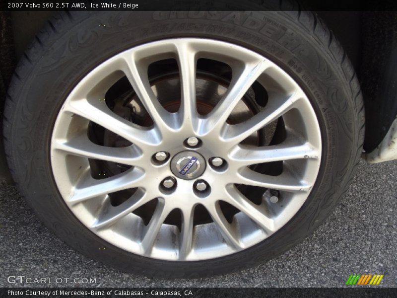 Ice White / Beige 2007 Volvo S60 2.5T AWD