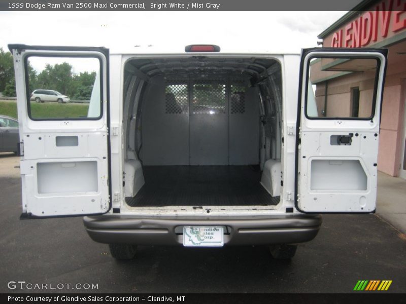 Bright White / Mist Gray 1999 Dodge Ram Van 2500 Maxi Commercial