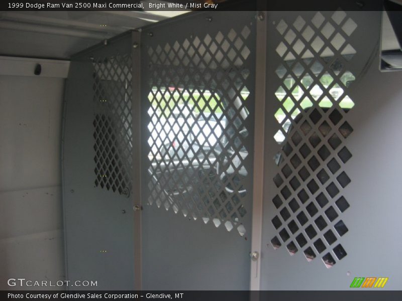 Bright White / Mist Gray 1999 Dodge Ram Van 2500 Maxi Commercial