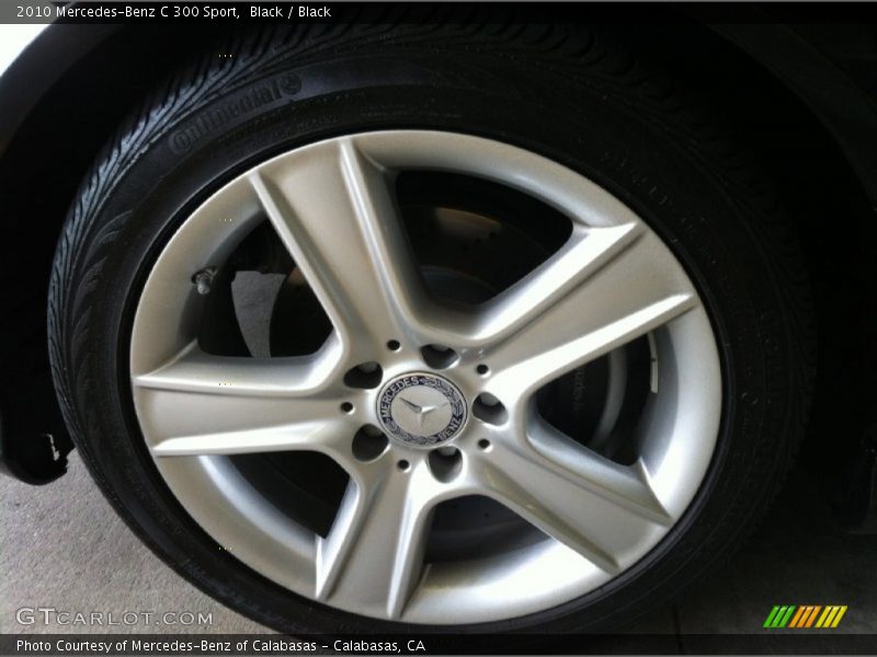 Black / Black 2010 Mercedes-Benz C 300 Sport