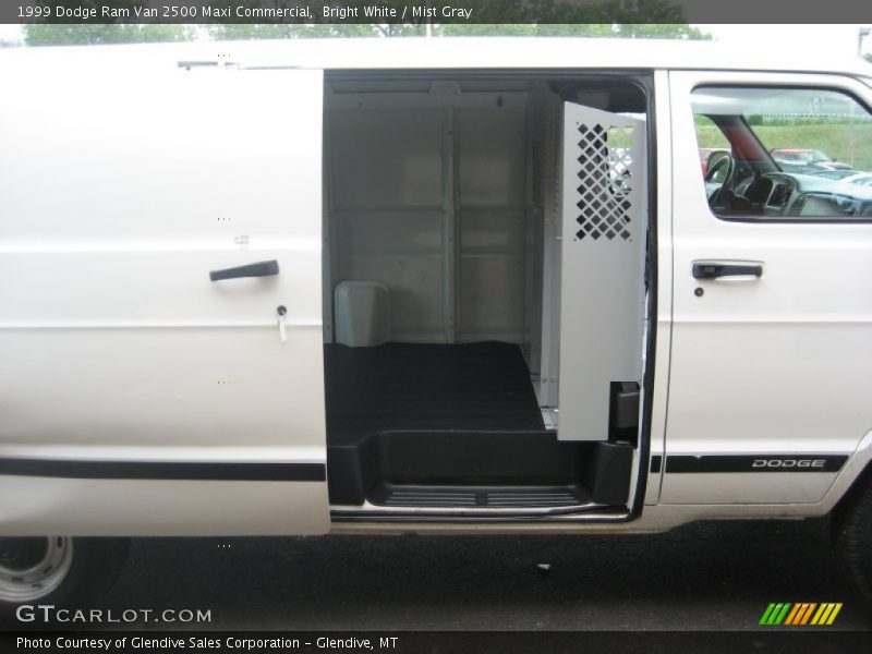 Bright White / Mist Gray 1999 Dodge Ram Van 2500 Maxi Commercial