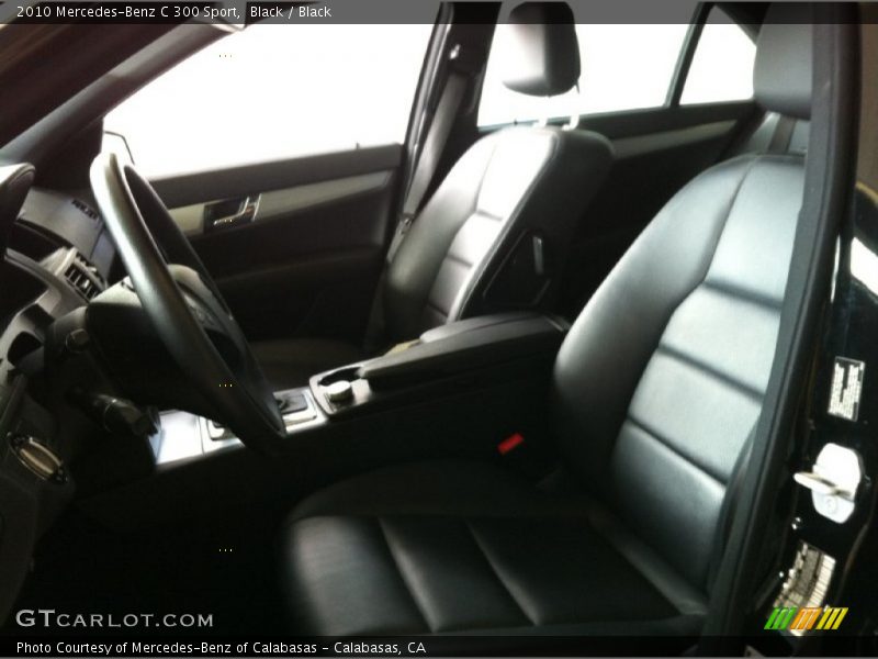 Black / Black 2010 Mercedes-Benz C 300 Sport