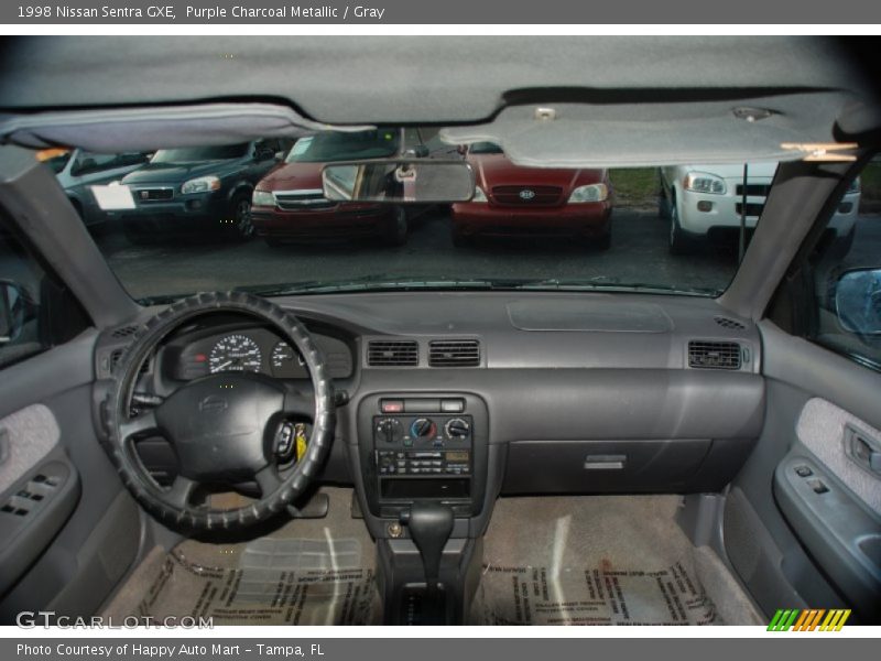 Purple Charcoal Metallic / Gray 1998 Nissan Sentra GXE