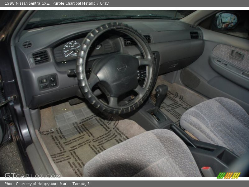 Purple Charcoal Metallic / Gray 1998 Nissan Sentra GXE