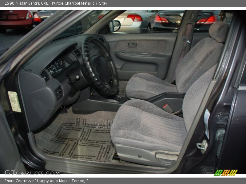 Purple Charcoal Metallic / Gray 1998 Nissan Sentra GXE
