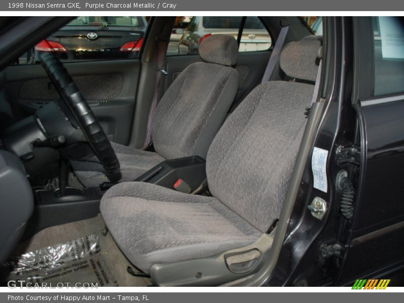 Purple Charcoal Metallic / Gray 1998 Nissan Sentra GXE