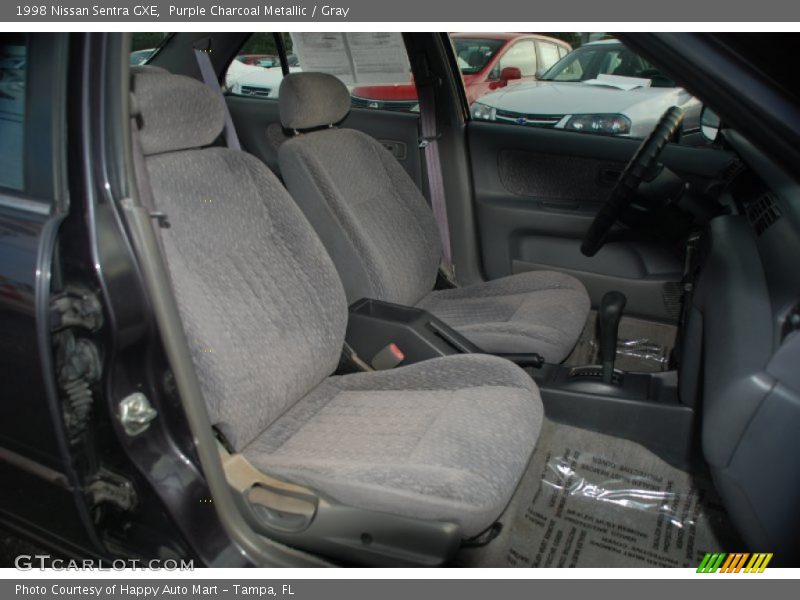 Purple Charcoal Metallic / Gray 1998 Nissan Sentra GXE