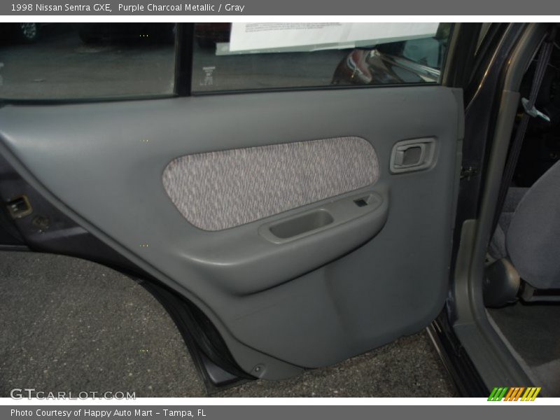 Purple Charcoal Metallic / Gray 1998 Nissan Sentra GXE