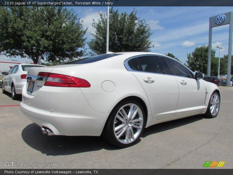 Porcelain White / Ivory 2010 Jaguar XF XF Supercharged Sedan