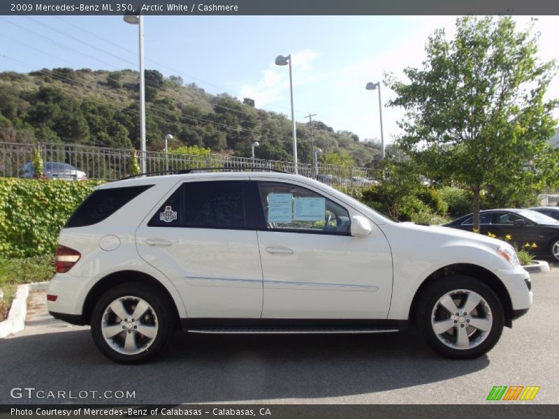 Arctic White / Cashmere 2009 Mercedes-Benz ML 350