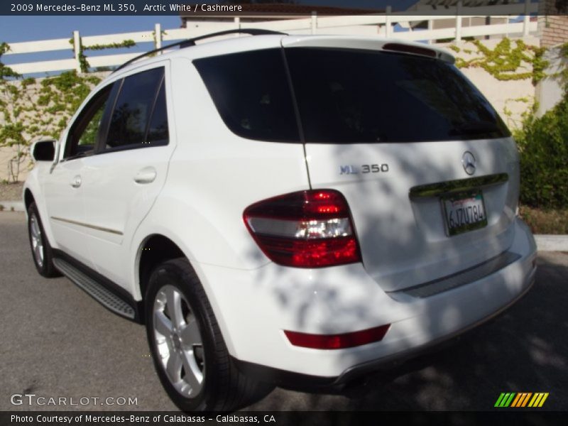Arctic White / Cashmere 2009 Mercedes-Benz ML 350