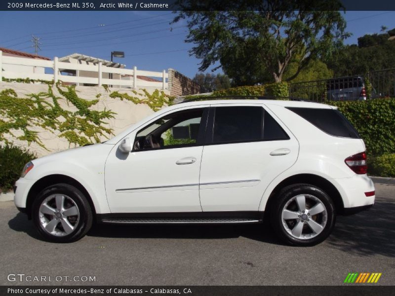 Arctic White / Cashmere 2009 Mercedes-Benz ML 350