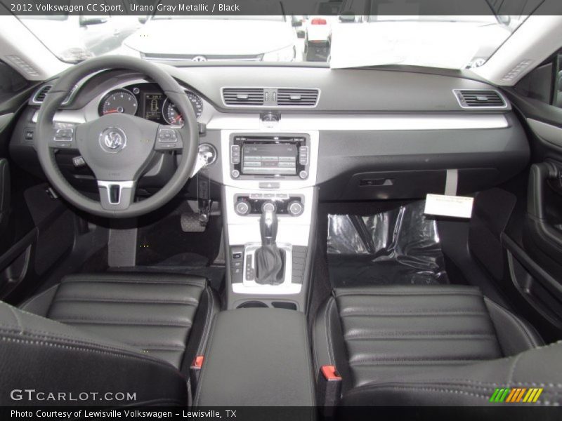 Urano Gray Metallic / Black 2012 Volkswagen CC Sport