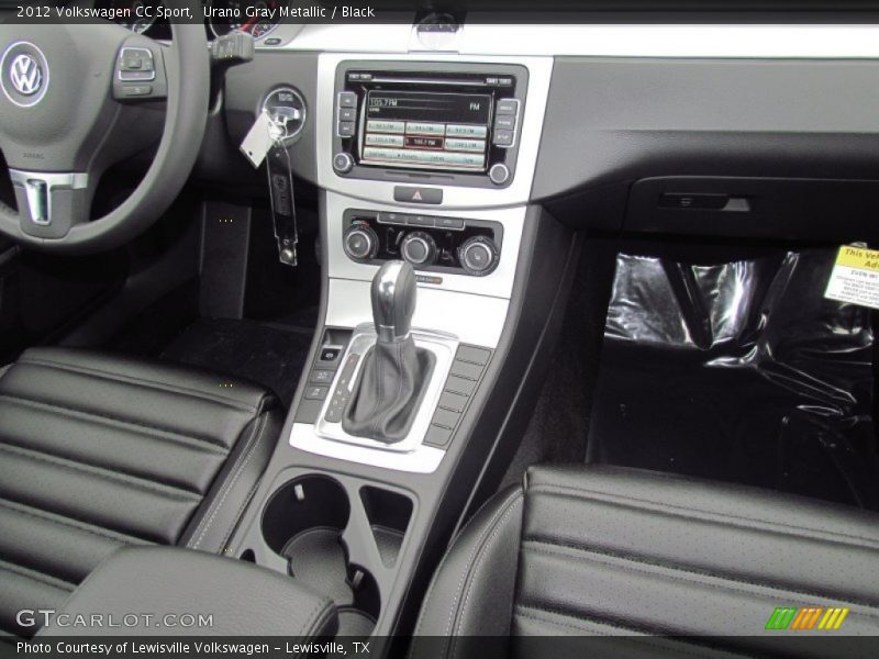 Urano Gray Metallic / Black 2012 Volkswagen CC Sport