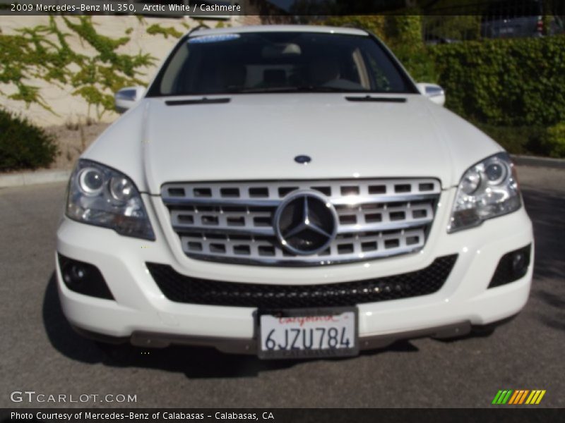 Arctic White / Cashmere 2009 Mercedes-Benz ML 350