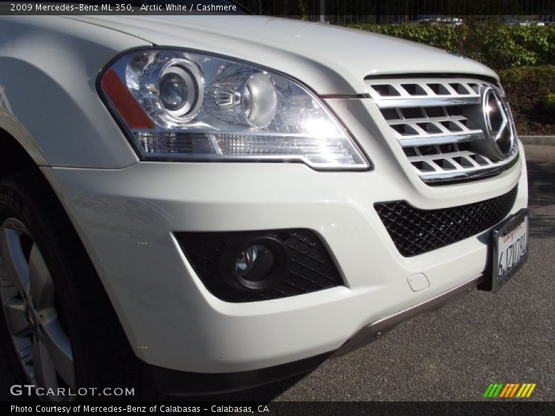 Arctic White / Cashmere 2009 Mercedes-Benz ML 350