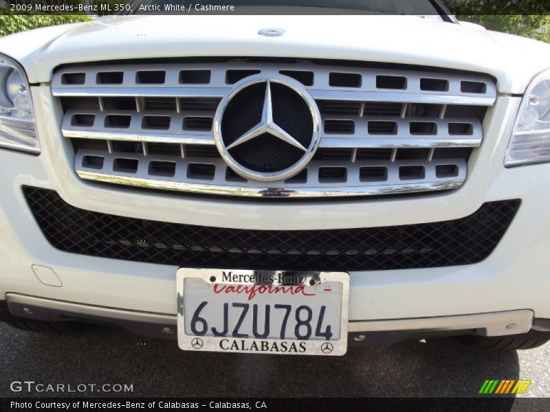 Arctic White / Cashmere 2009 Mercedes-Benz ML 350