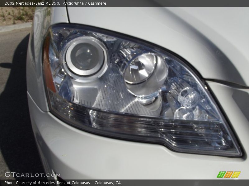 Arctic White / Cashmere 2009 Mercedes-Benz ML 350