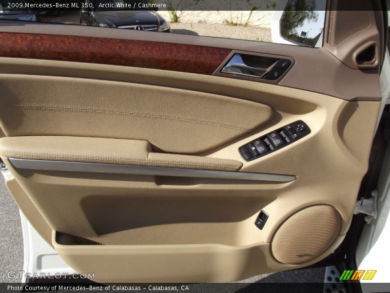 Arctic White / Cashmere 2009 Mercedes-Benz ML 350