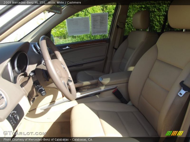 Arctic White / Cashmere 2009 Mercedes-Benz ML 350