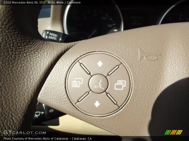 Arctic White / Cashmere 2009 Mercedes-Benz ML 350