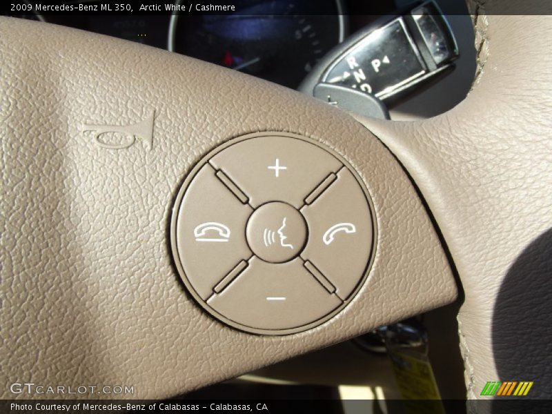Arctic White / Cashmere 2009 Mercedes-Benz ML 350