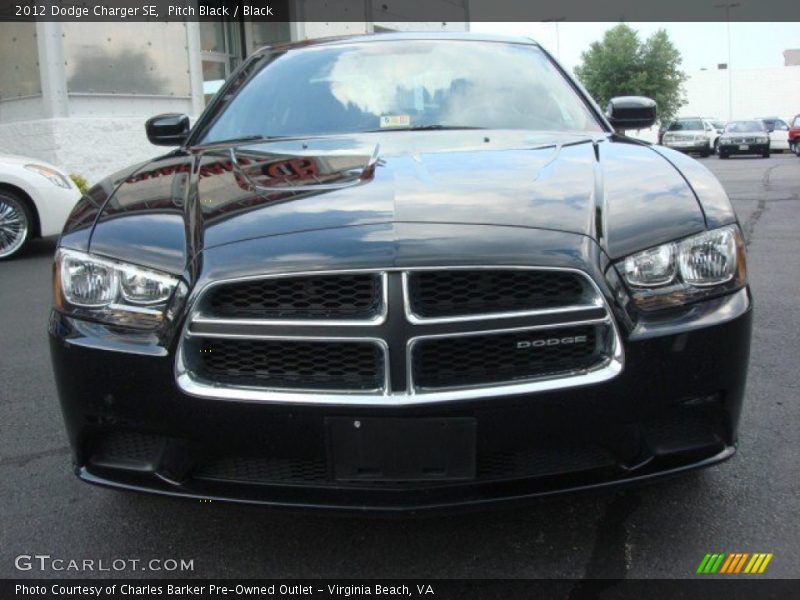 Pitch Black / Black 2012 Dodge Charger SE