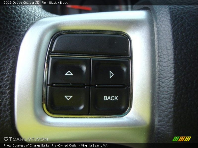 Pitch Black / Black 2012 Dodge Charger SE