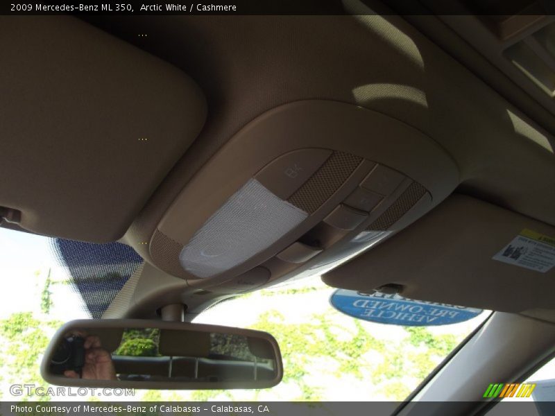 Arctic White / Cashmere 2009 Mercedes-Benz ML 350