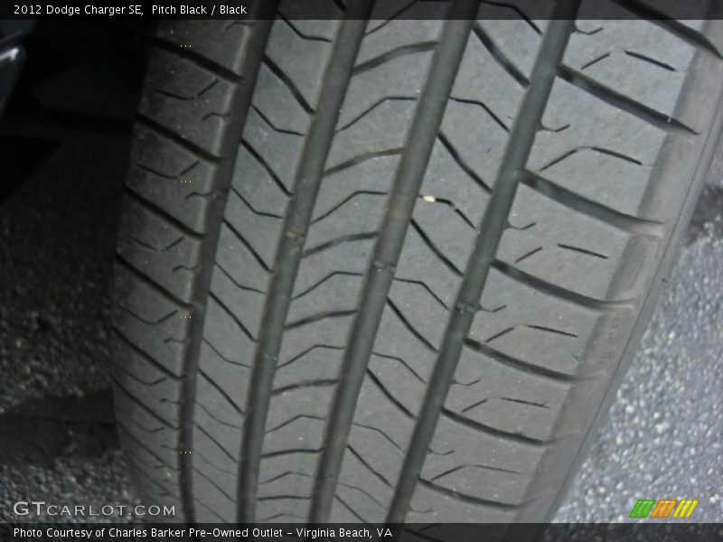 Pitch Black / Black 2012 Dodge Charger SE