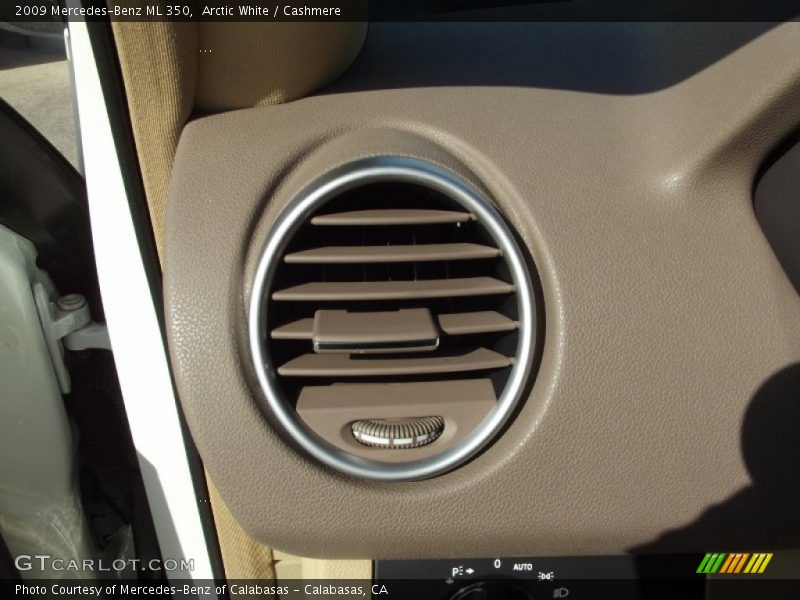 Arctic White / Cashmere 2009 Mercedes-Benz ML 350
