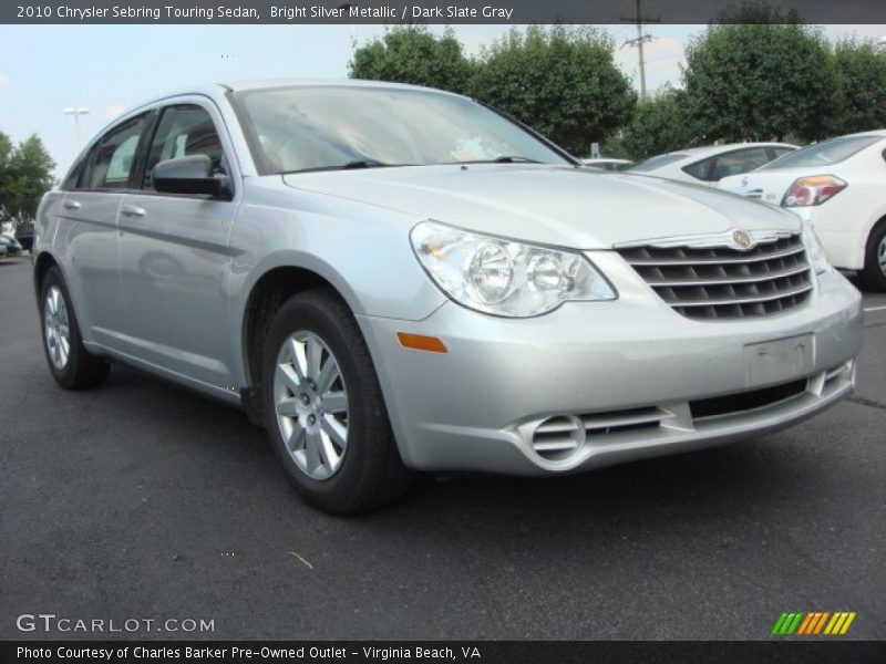 Bright Silver Metallic / Dark Slate Gray 2010 Chrysler Sebring Touring Sedan