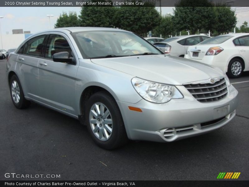 Bright Silver Metallic / Dark Slate Gray 2010 Chrysler Sebring Touring Sedan