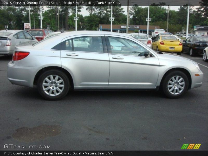 Bright Silver Metallic / Dark Slate Gray 2010 Chrysler Sebring Touring Sedan