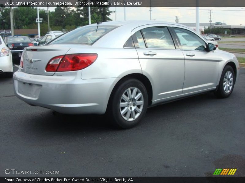 Bright Silver Metallic / Dark Slate Gray 2010 Chrysler Sebring Touring Sedan