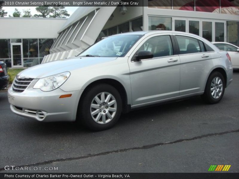 Bright Silver Metallic / Dark Slate Gray 2010 Chrysler Sebring Touring Sedan