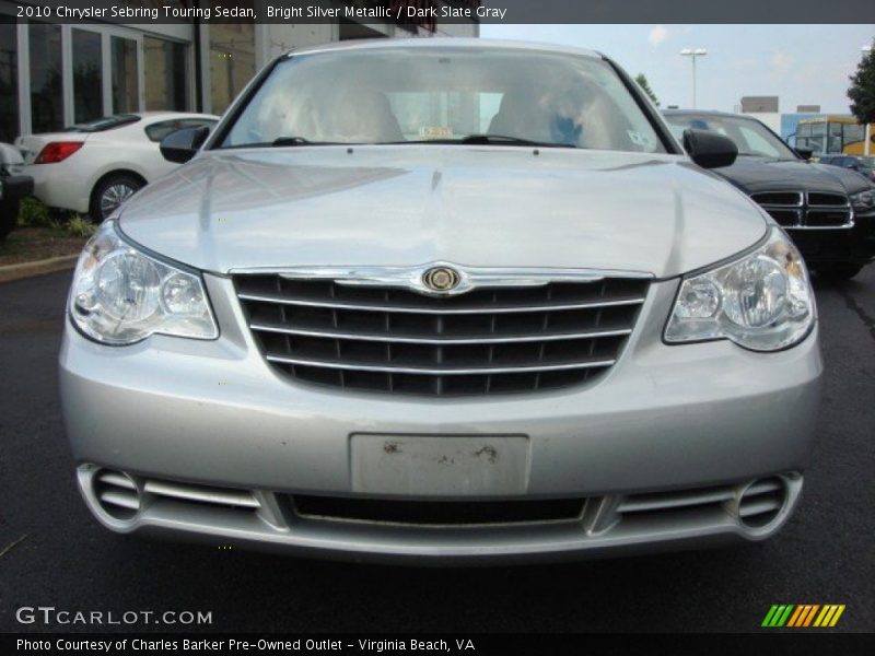 Bright Silver Metallic / Dark Slate Gray 2010 Chrysler Sebring Touring Sedan