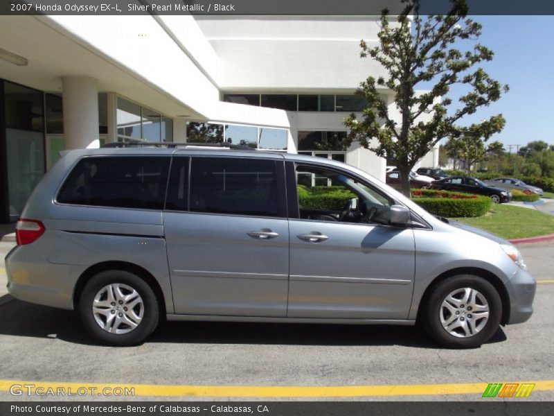 Silver Pearl Metallic / Black 2007 Honda Odyssey EX-L