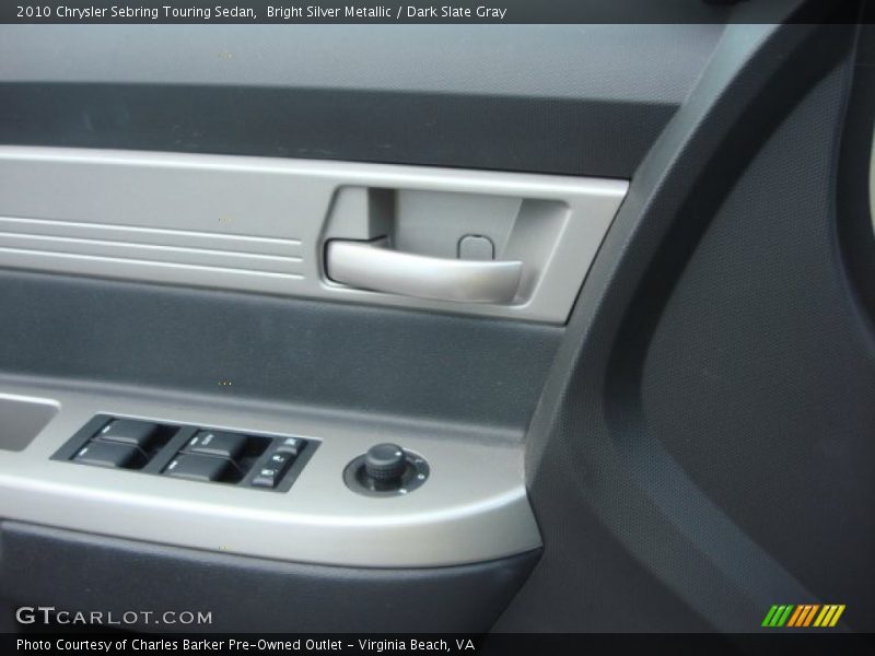 Bright Silver Metallic / Dark Slate Gray 2010 Chrysler Sebring Touring Sedan