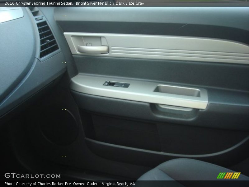 Bright Silver Metallic / Dark Slate Gray 2010 Chrysler Sebring Touring Sedan