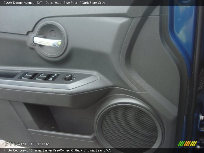 Deep Water Blue Pearl / Dark Slate Gray 2009 Dodge Avenger SXT