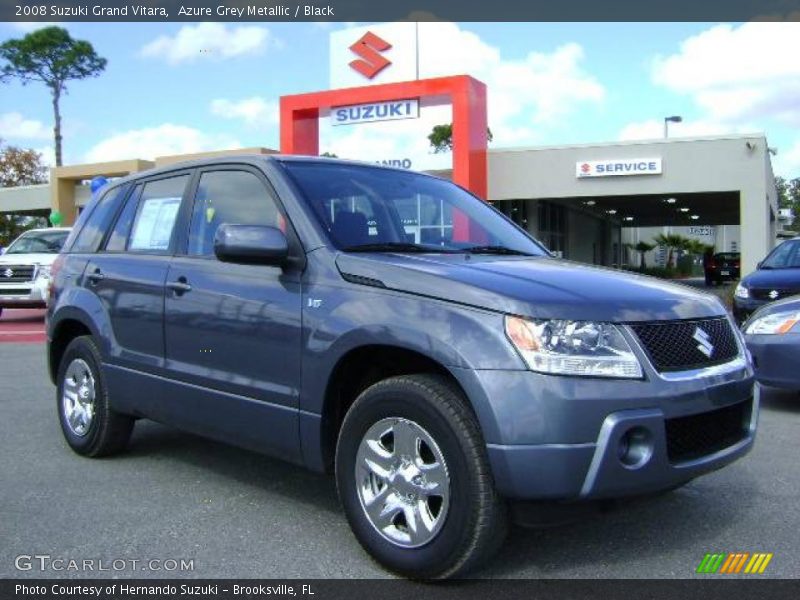 Azure Grey Metallic / Black 2008 Suzuki Grand Vitara