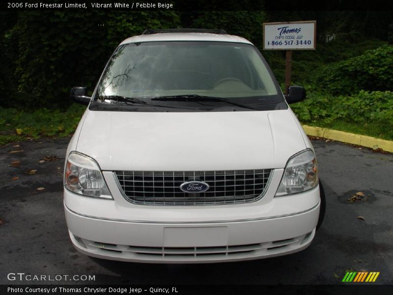 Vibrant White / Pebble Beige 2006 Ford Freestar Limited