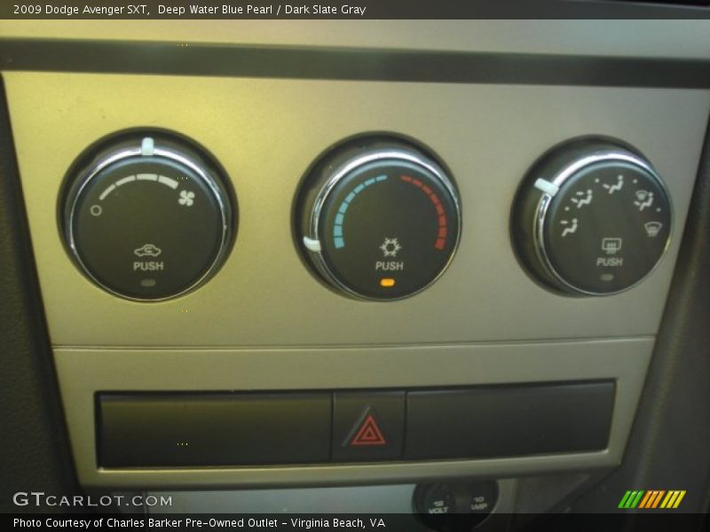 Deep Water Blue Pearl / Dark Slate Gray 2009 Dodge Avenger SXT