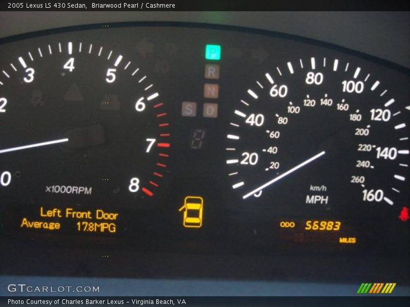 Briarwood Pearl / Cashmere 2005 Lexus LS 430 Sedan