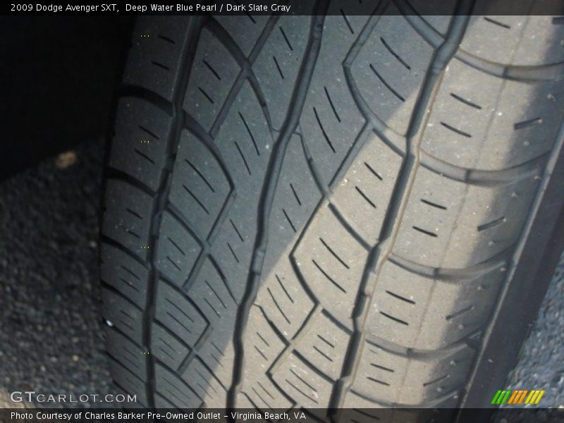 Deep Water Blue Pearl / Dark Slate Gray 2009 Dodge Avenger SXT