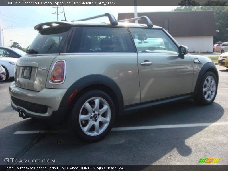 Sparkling Silver Metallic / Grey/Black 2008 Mini Cooper S Hardtop