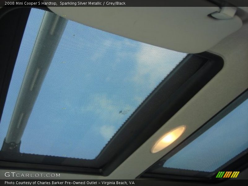 Sparkling Silver Metallic / Grey/Black 2008 Mini Cooper S Hardtop