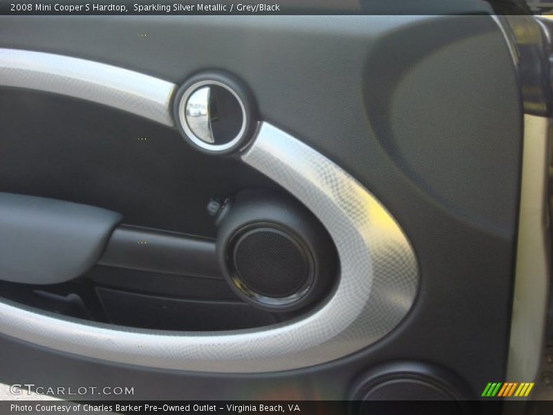 Sparkling Silver Metallic / Grey/Black 2008 Mini Cooper S Hardtop