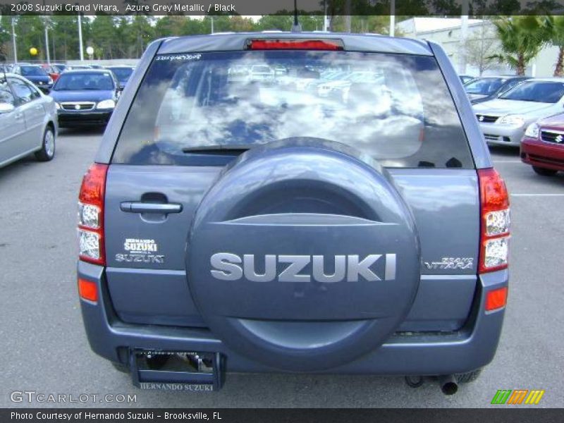 Azure Grey Metallic / Black 2008 Suzuki Grand Vitara